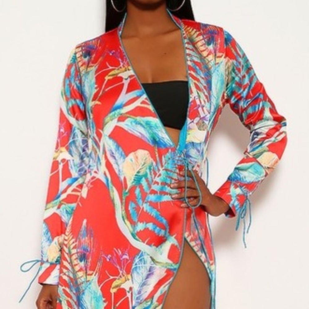 FLORAL KIMONO - Picture 4 of 4